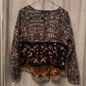 floral printed top!